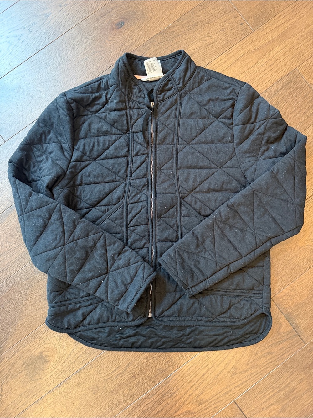 Avalanche Black Quilted Jacket Size Large C10